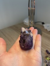 4-5cm Natural Amethyst Crystal Cylindrical Cluster Quartz Druzy Geode Rock Stone