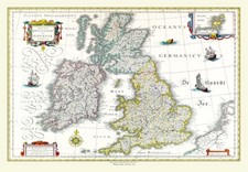 Map of The British Isles 1635