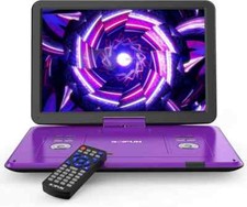 17.5" Portable DVD Player HD Swivel Screen 6 Hours Battery Region Free UK