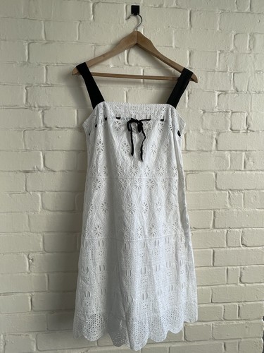 Zara woman white broderie - zara,