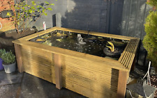Raised Garden Pond w/Seat Top