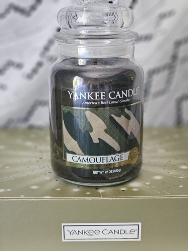 Yankee candle camouflage rare - yankee,