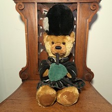 HARRODS Knightsbridge, Exclusive 16 Inch Scottish Highland Piper Soft Teddy Bear
