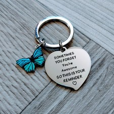 Awesome Butterfly Keyring Bag