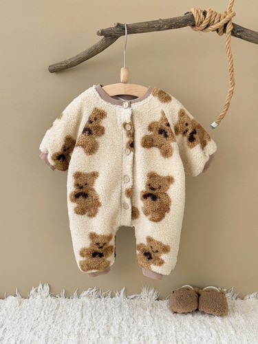 Winter baby cute bear print