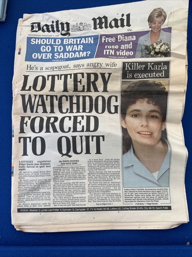 Vintage daily mail - mail, february