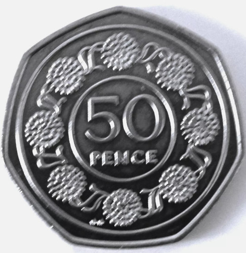 Gibraltar coin 50p - , 1988