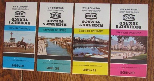 Texaco gas station set - set, 4