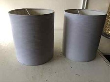 Old Pair of Gray Lamp Shades