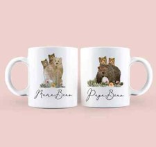 Mama & Papa Bear Mugs  Family