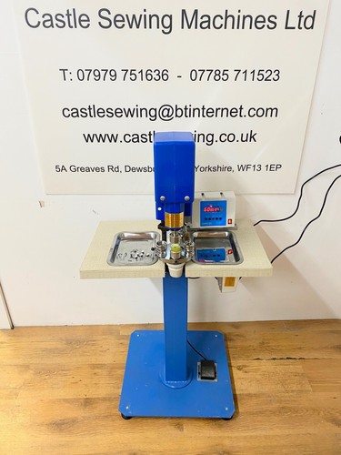 Upholstery button machine semi - button,