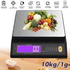 Kitchen Digital Scales Electronic Food Weight Balance LCD Postal Scale  10kg/1g