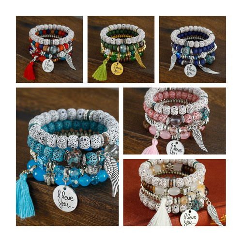 4pcs set boho - 4pcs,
