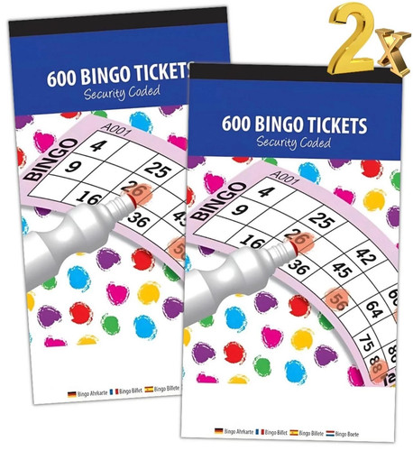 Jumbo bingo book pad - pad, of