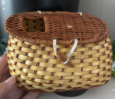 Vtg 6" Mini Small Oval FISHING