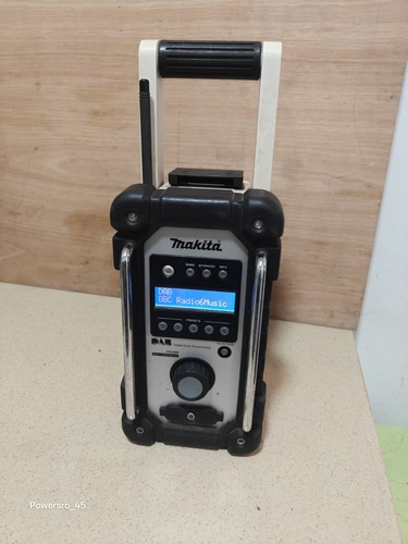 Makita white bmr104 dab fm - makita,