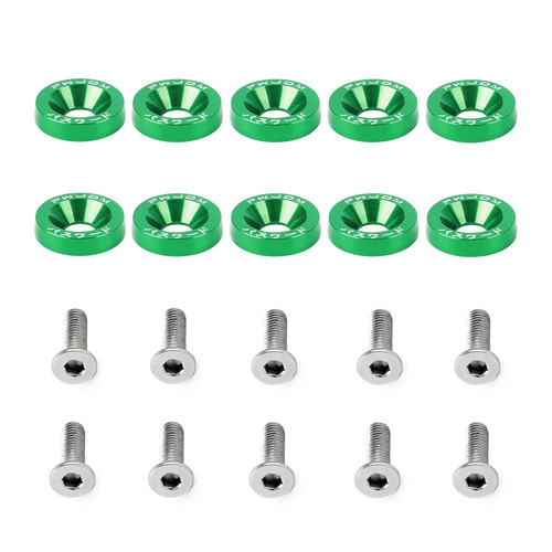 10pcs aluminium washers - 10pcs, m6