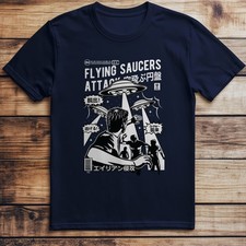 Flying Saucer Attack T-shirt Space Premium Midweight Tee