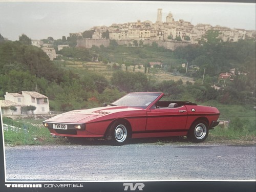 Tvr tasmin convertible car - tvr,