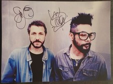 FEEDER - Fully Signed 16x12 Photograph - MUSIC - GROUP