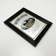 Vintage SOUTHERN COMFORT Pub Advertising Framed Mirror 32cm x 25cm / 13" x 10"