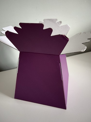 Florist box sweet gift purple - box,