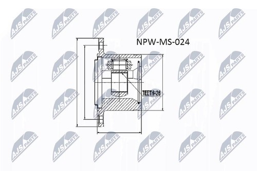 Drive shaft joint - joint, kit
