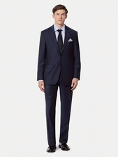 Hawes And Curtis Slim Fit Navy