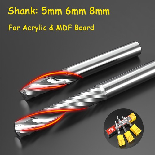 Carbide spiral router bits - spiral,