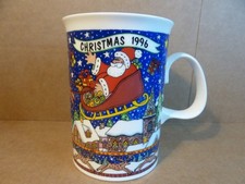 Dunoon Vintage Fine Bone China 1996 Christmas Collectors Mug (2)- Jane Brookshaw