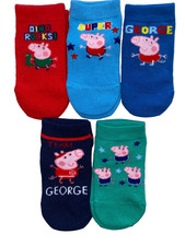 new 5prs boys George pig