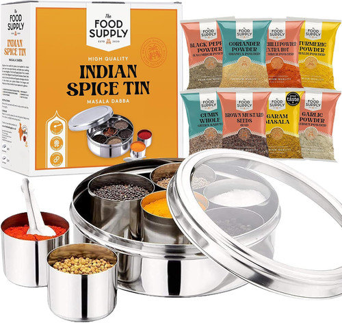 Premium masala dabba spice - masala, dabba,