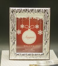 BELCOM BELTRAMI GIOIELLI ITALY 999 MICRO SILVER  PHOTO FRAME 5.5" BY 7"  NIB 