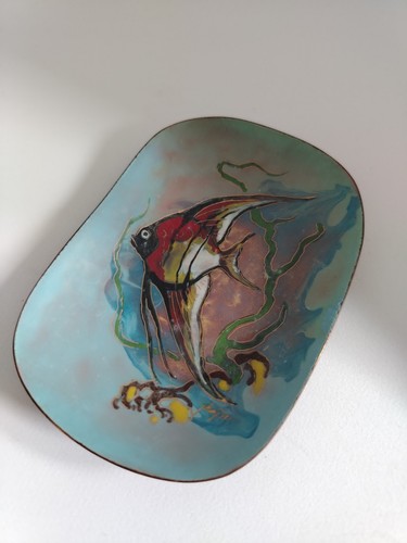 Vintage mid century enamel and - mid,