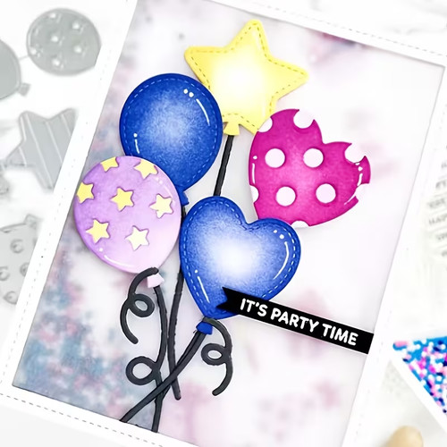 Balloons hearts stars with - balloons,