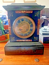 Large Antique Slate And Marble