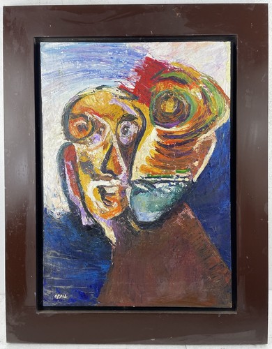 Karel appel oil on - (handmade),