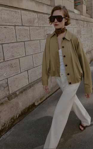 Zara khaki olive balloon