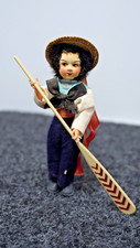 Vintage 50's Italian Souvenir Collectable Venice Gondalier Doll 13 cms