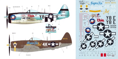 Eaglecals decals p - decals, 1/48