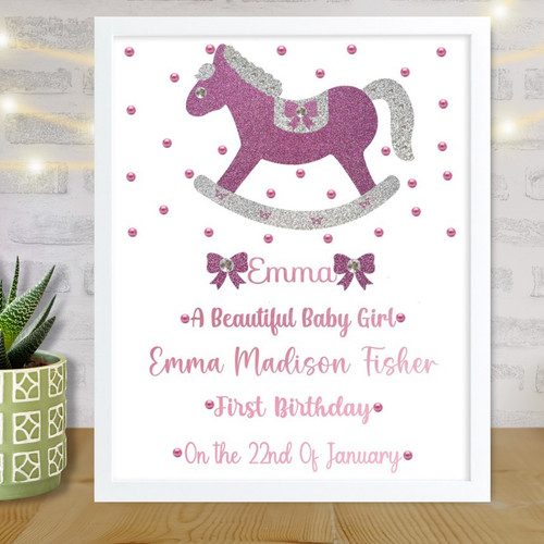 Personalised rocking horse - rocking,