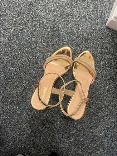 Women gold heels - women’s, –