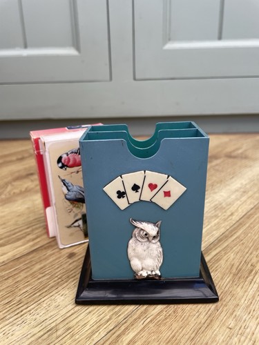 Vintage owl bakelite playing - vintage,