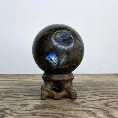 Labradorite crystal ball - labradorite,