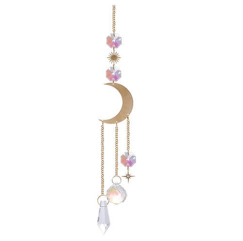 Crystal sun catcher - catcher, moon