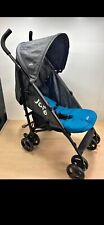 Joie Nitro E Stroller - Blue with Raincover