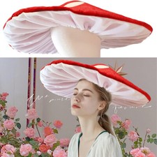 Large red mushroom hat toad - large,