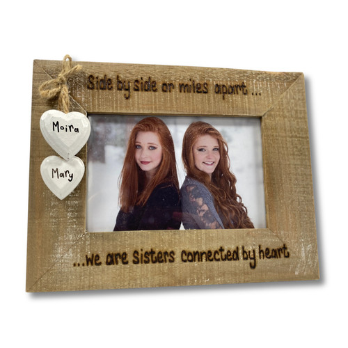 Sisters photo frame - photo, side