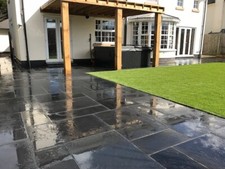 Kota Black Limestone Patio