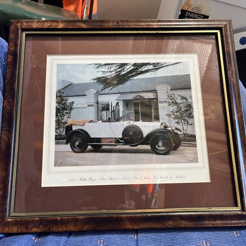 Rolls royce framed photo 1920 - framed,